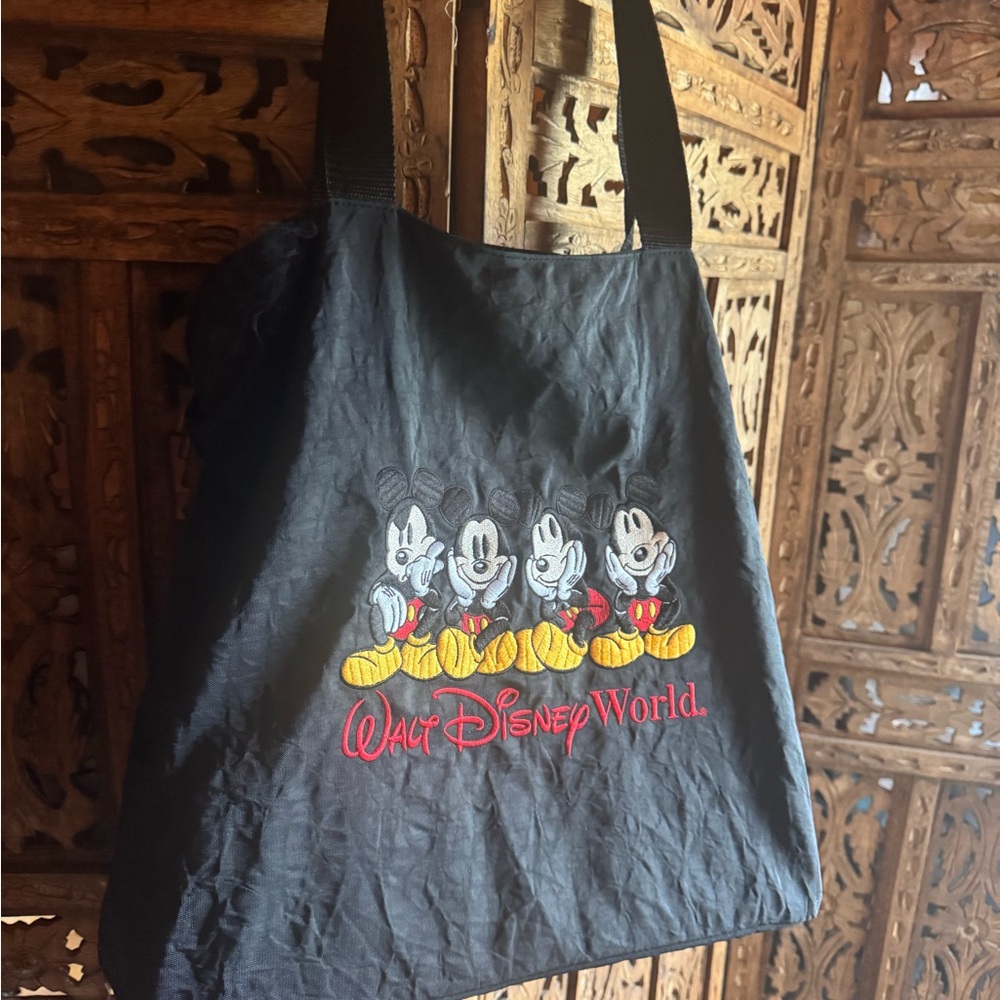 Disney World Black Tote Bag